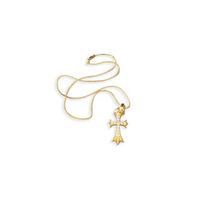 CHROME HEARTS CROSS PENDANT NECKLACE 326721